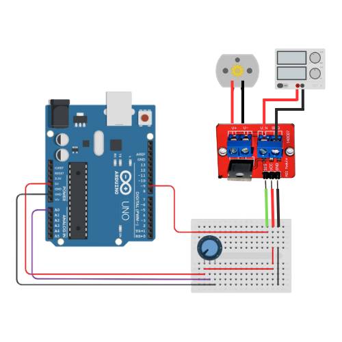 Cableado Módulo IRF520 y Arduino